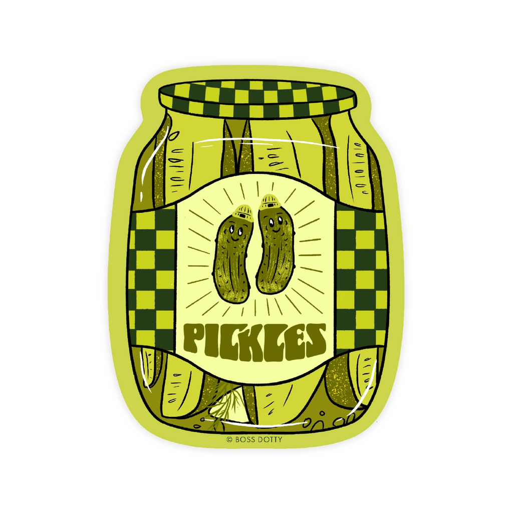 Pickle Jar Sticker Boss Dotty Paper Co Impulse - Decorative Stickers