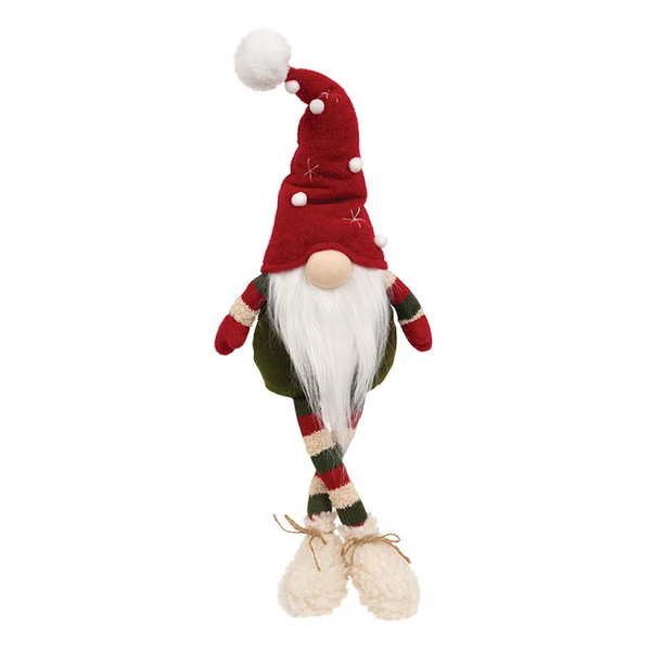 Dangle Leg Christmas Star & Polka Dot Gnome Bright Ideas Holiday - Home