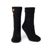 Black BKJSS-U24 Juneau Waffle Knit Slipper Socks Britt's Knits Apparel & Accessories - Socks - Adult - Womens