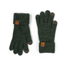Green Mainstay Cuff Gloves - Womens Britt's Knits Apparel & Accessories - Winter - Adult - Gloves & Mittens