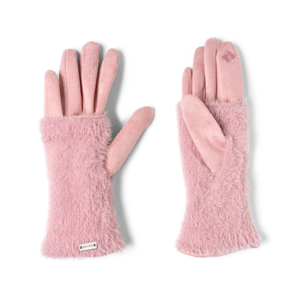 Pink Bristol Convertible Fingerless Gloves - Adult Britt's Knits Apparel & Accessories - Winter - Adult - Gloves & Mittens