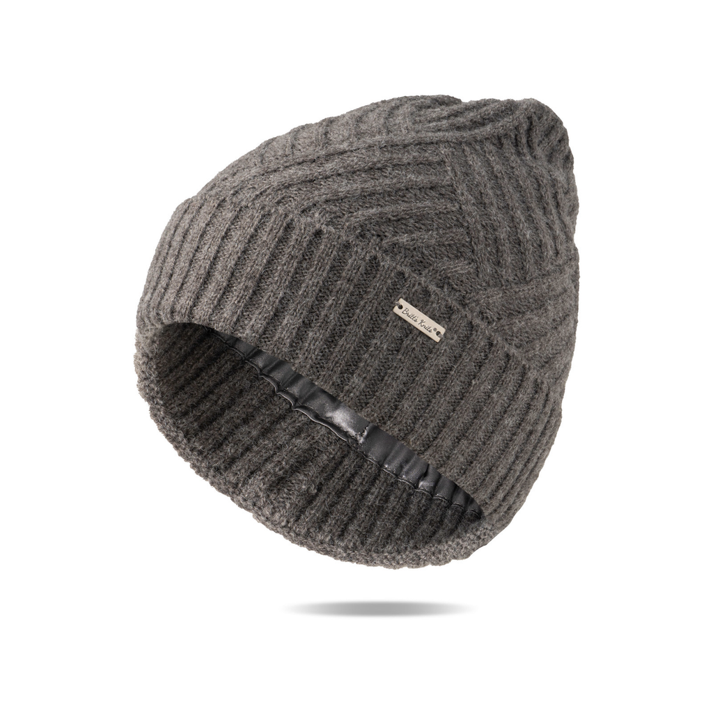 Gray Satin-Lined Beanie - Adult Britt's Knits Apparel & Accessories - Winter - Adult - Hats