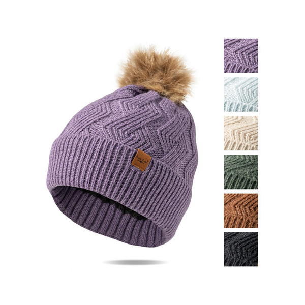 Mainstay Plush-Lined Pom Hat - Womens Britt's Knits Apparel & Accessories - Winter - Adult - Hats