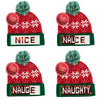 Naughty Or Nice Sequin Pom Hat - Adult Britt's Knits Apparel & Accessories - Winter - Adult - Hats