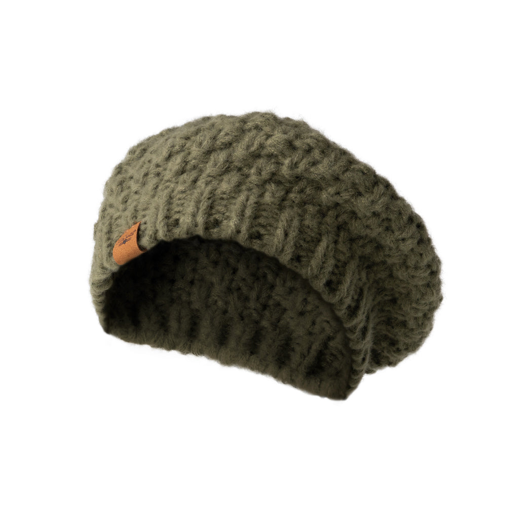 Olive Everyday Beret Hat - Womens Britt's Knits Apparel & Accessories - Winter - Adult - Hats
