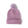 Purple Powder Knit Pom Adult Hat Britt's Knits Apparel & Accessories - Winter - Adult - Hats