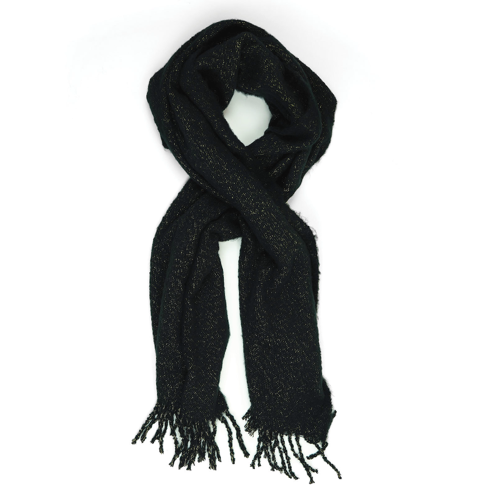 Black Stardust Oversized Scarf - Adult Britt's Knits Apparel & Accessories - Winter - Adult - Scarves & Wraps