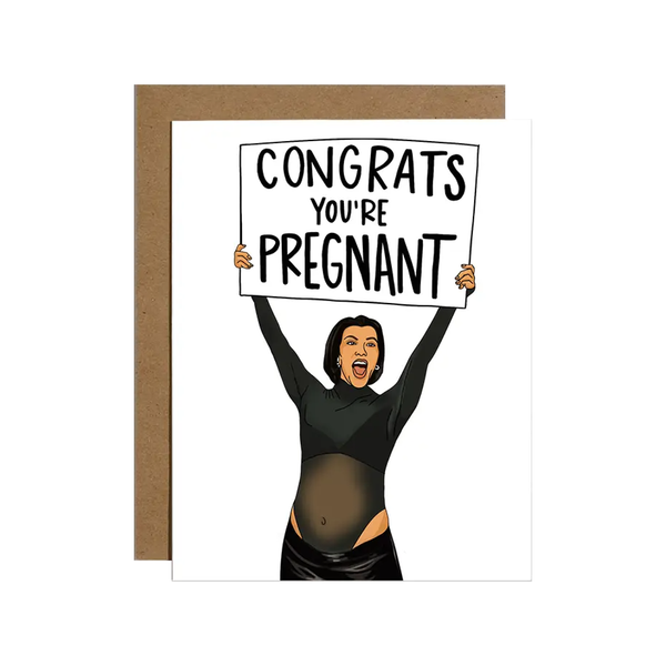 Congrats You're Pregnant Baby Card Brittany Paige Cards - Baby