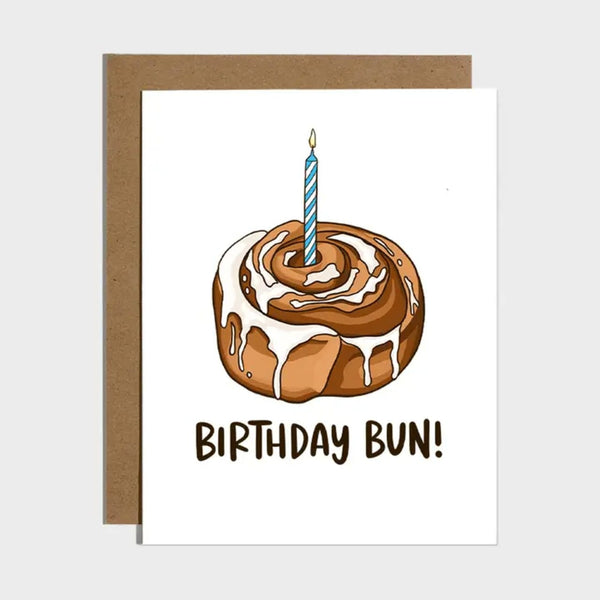 Cinnamon Roll Bun Birthday Card Brittany Paige Cards - Birthday