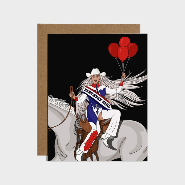 Cowboy Carter Birthday Card Brittany Paige Cards - Birthday