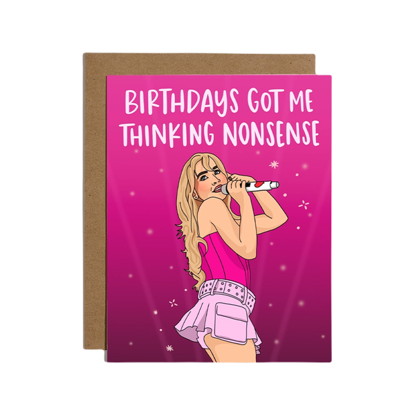 Nonsense Birthday Card Brittany Paige Cards - Birthday