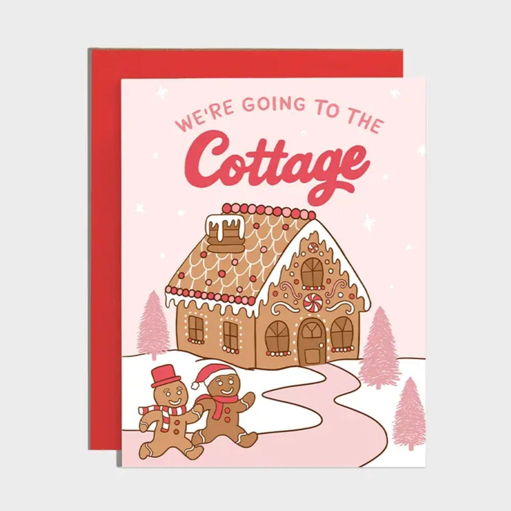 We're Going To The Cottage Gingerbread Christmas Card Brittany Paige Cards - Holiday - Christmas