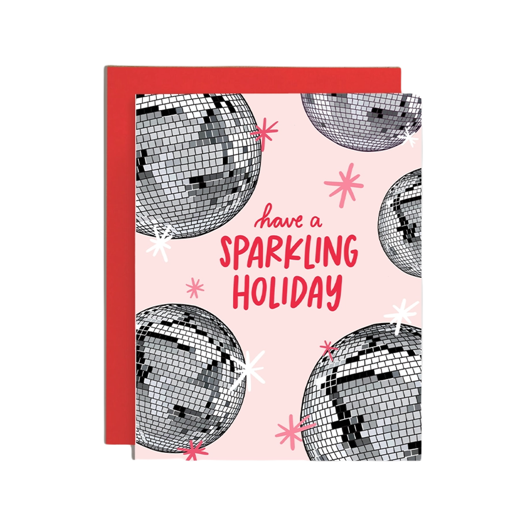 Disco Sparkling Holiday Card Brittany Paige Cards - Holiday - Happy Holidays