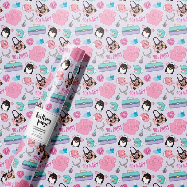 90's Baby Wrapping Paper Roll Brittany Paige Gift Wrap & Packaging - Gift Wrap