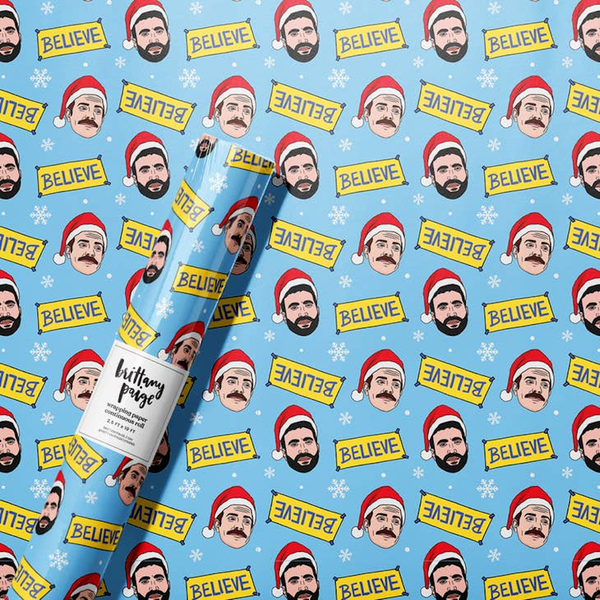 Believe Holiday Wrapping Paper Roll Brittany Paige Gift Wrap & Packaging - Holiday - Christmas - Gift Wrap