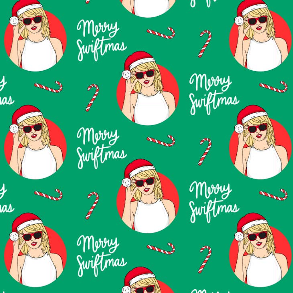 Merry Christmas Taylor Wrapping Paper Roll Brittany Paige Gift Wrap & Packaging - Holiday - Christmas - Gift Wrap