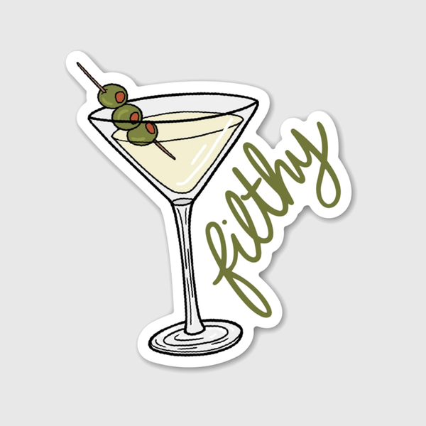 Filthy Dirty Olive Martini Sticker Brittany Paige Impulse - Decorative Stickers