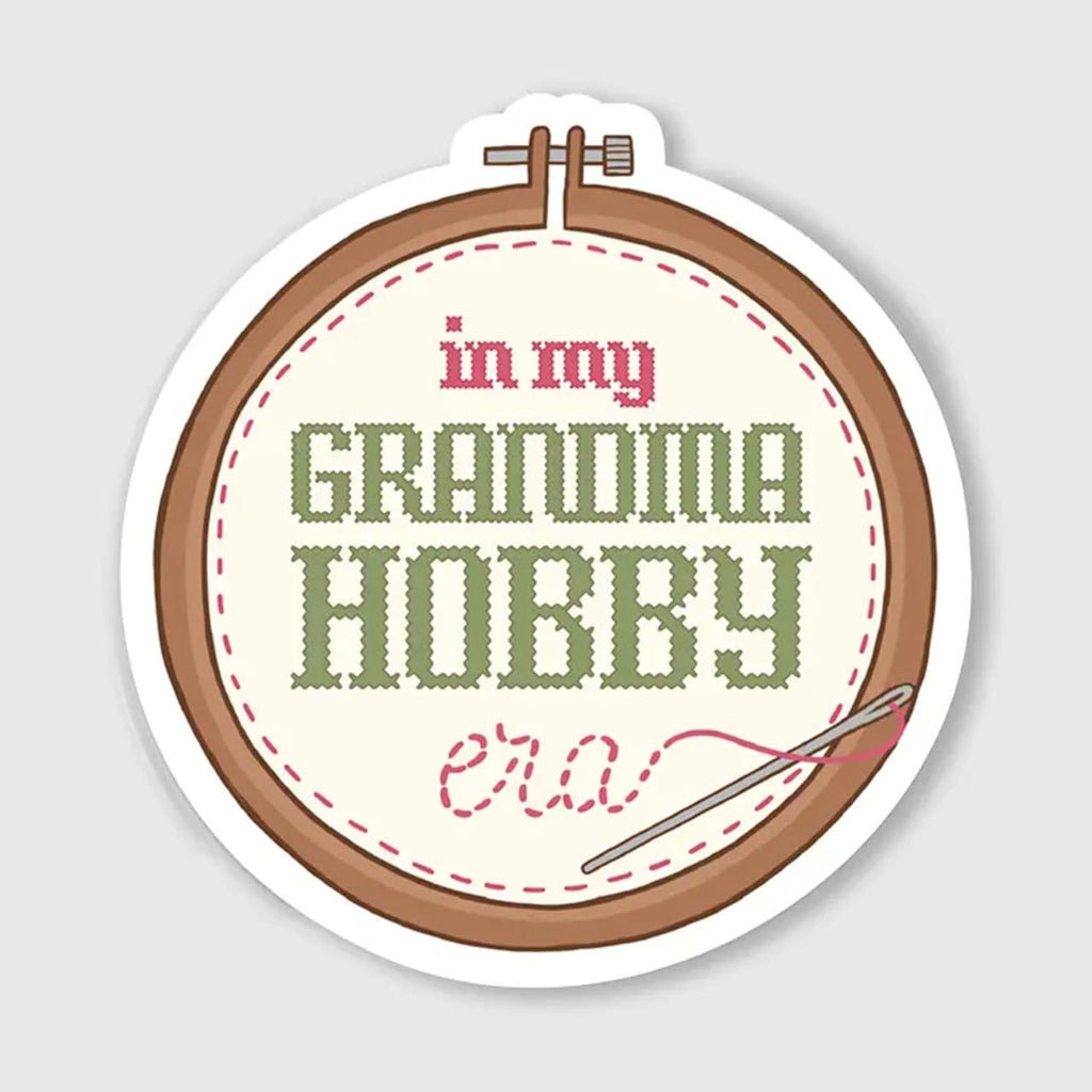 In My Grandma Hobby Era Stic er Brittany Paige Impulse - Decorative Stickers