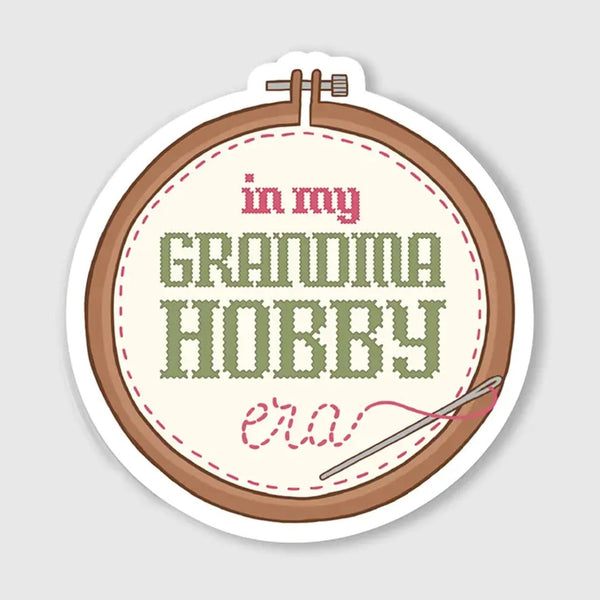 In My Grandma Hobby Era Stic er Brittany Paige Impulse - Decorative Stickers