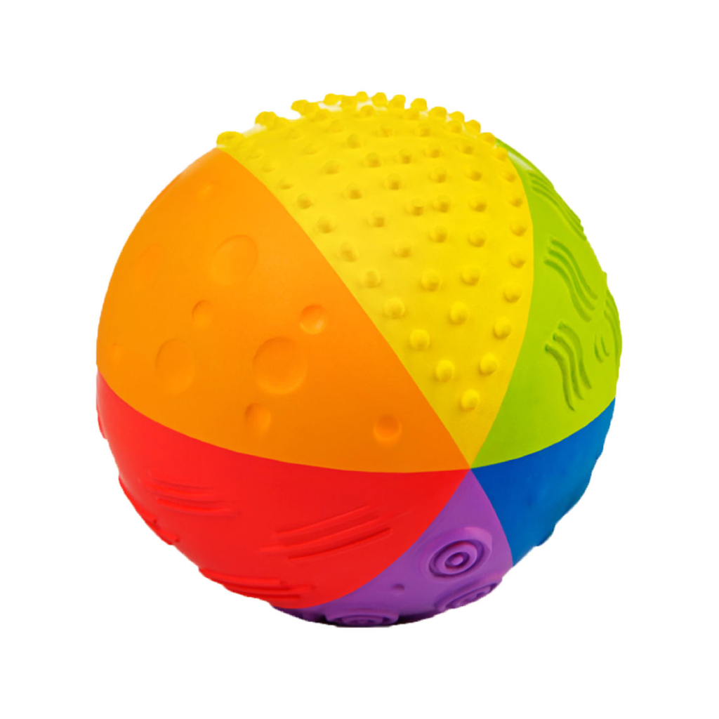 Rainbow Sensory Ball CaaOcho Natural Rubber Toys Baby & Toddler - Pacifiers & Teethers