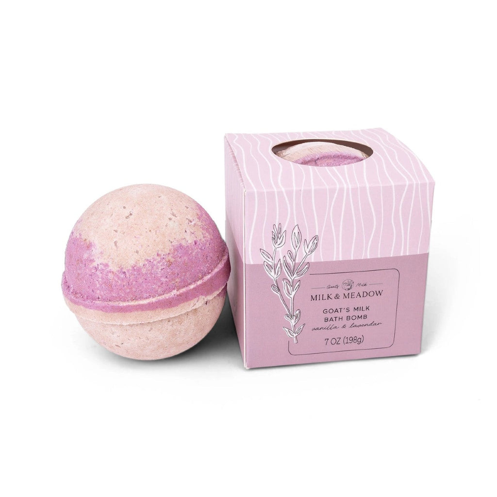 Milk And Meadow Bath Bomb - Vanilla/Lavender Cait & Co Home - Bath & Body - Bath Fizzers & Salts