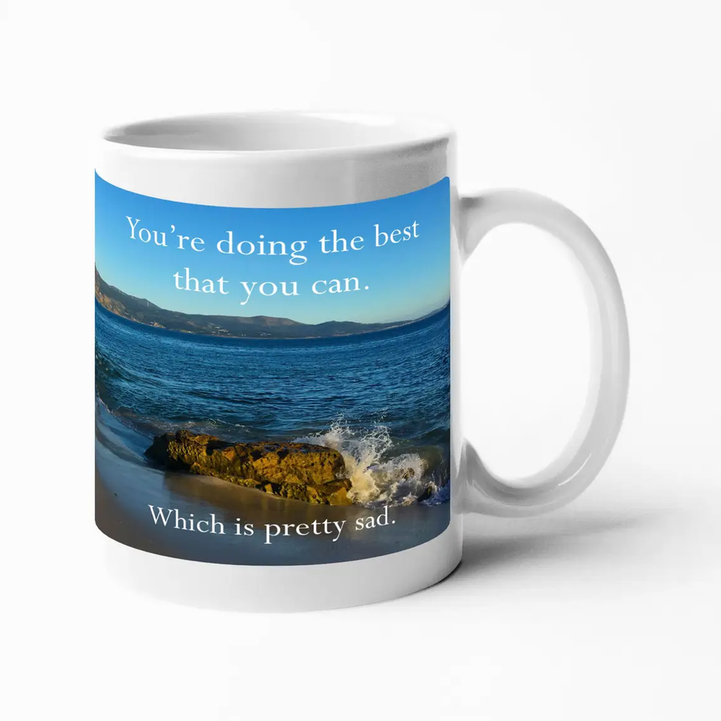 Disappointing Affirmations - Doing The Best You Can Mug Calm Down Caren Home - Mugs & Glasses