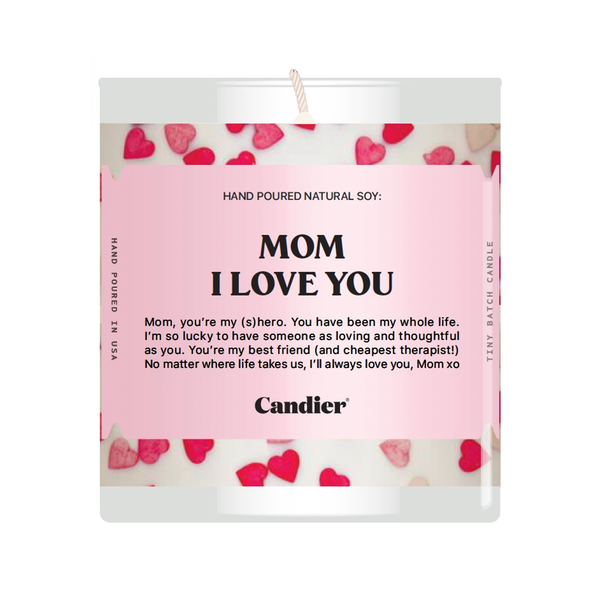 Mom I Love You Updated Candle Candier Home - Candles