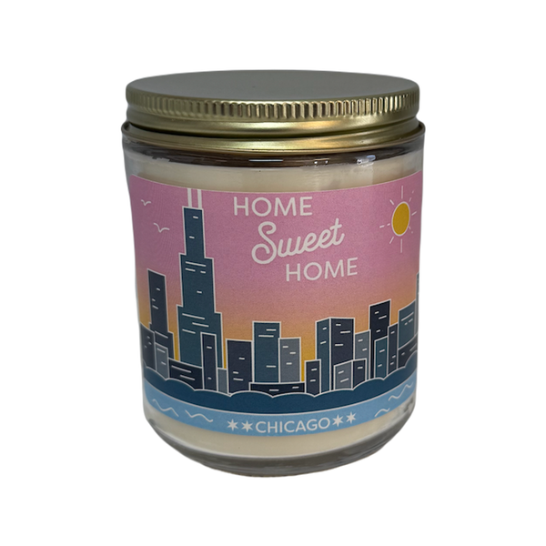 Home Sweet Home Chicago Candle Candle Babes Home - Candles