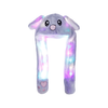 Gray Puppy Dog Led Light Up Interactive Ear Moving Animal Hat Cap Zone Apparel & Accessories - Winter - Adult - Hats
