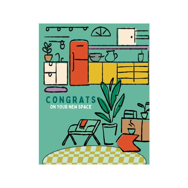 Congrats On Your New Space New Home Card Cards by Dé Cards - New Home