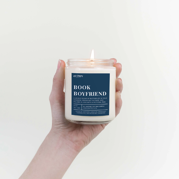 Book Boyfriend Candle CE Craft Co Home - Candles