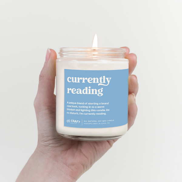 Currently Reading Candle CE Craft Co Home - Candles