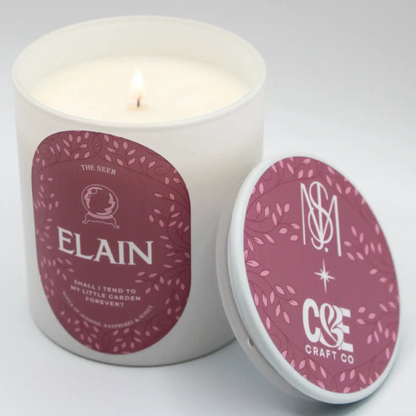 Elain ACOTAR Candle CE Craft Co Home - Candles