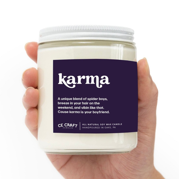 Karma Soy Wax Candle CE Craft Co Home - Candles