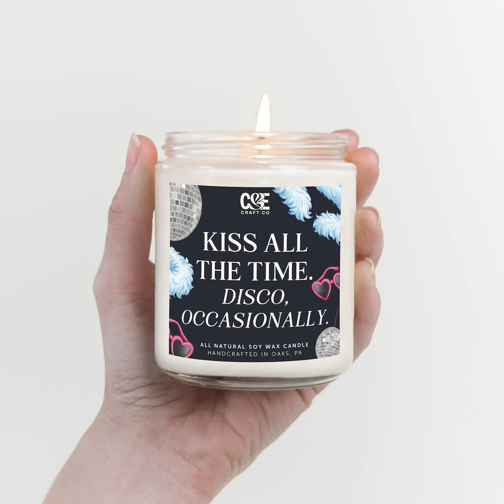 Kiss All the Time Candle CE Craft Co Home - Candles