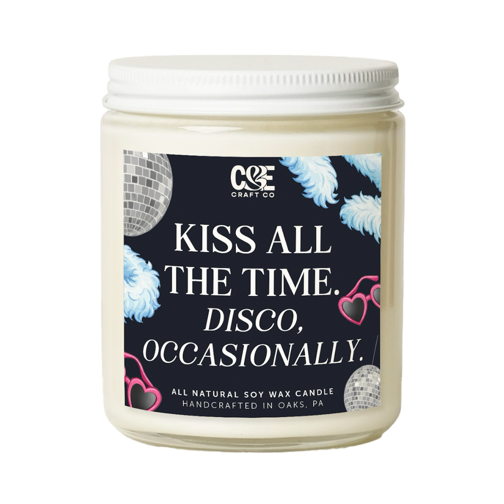 Kiss All the Time Candle CE Craft Co Home - Candles