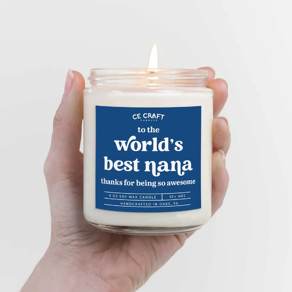 World's Best Nana Candle - Sugar Cookie CE Craft Co Home - Candles - Novelty