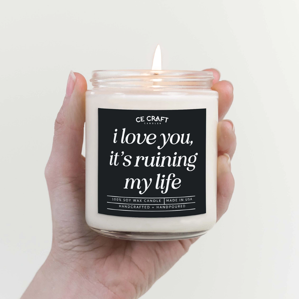 Ruining My Life Candle CE Craft Co Home - Candles