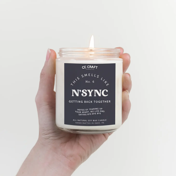 Smells Like NSYNC Getting Back Together Candle CE Craft Co Home - Candles