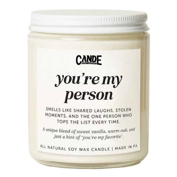 You're My Person Lavender Vanilla Candle CE Craft Co Home - Candles