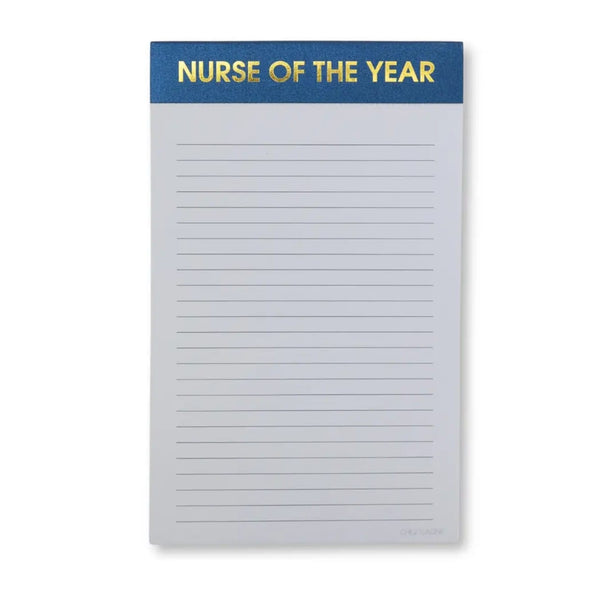 Nurse Of The Year Lined Notepad Chez Gagne Books - Blank Notebooks & Journals - Notepads