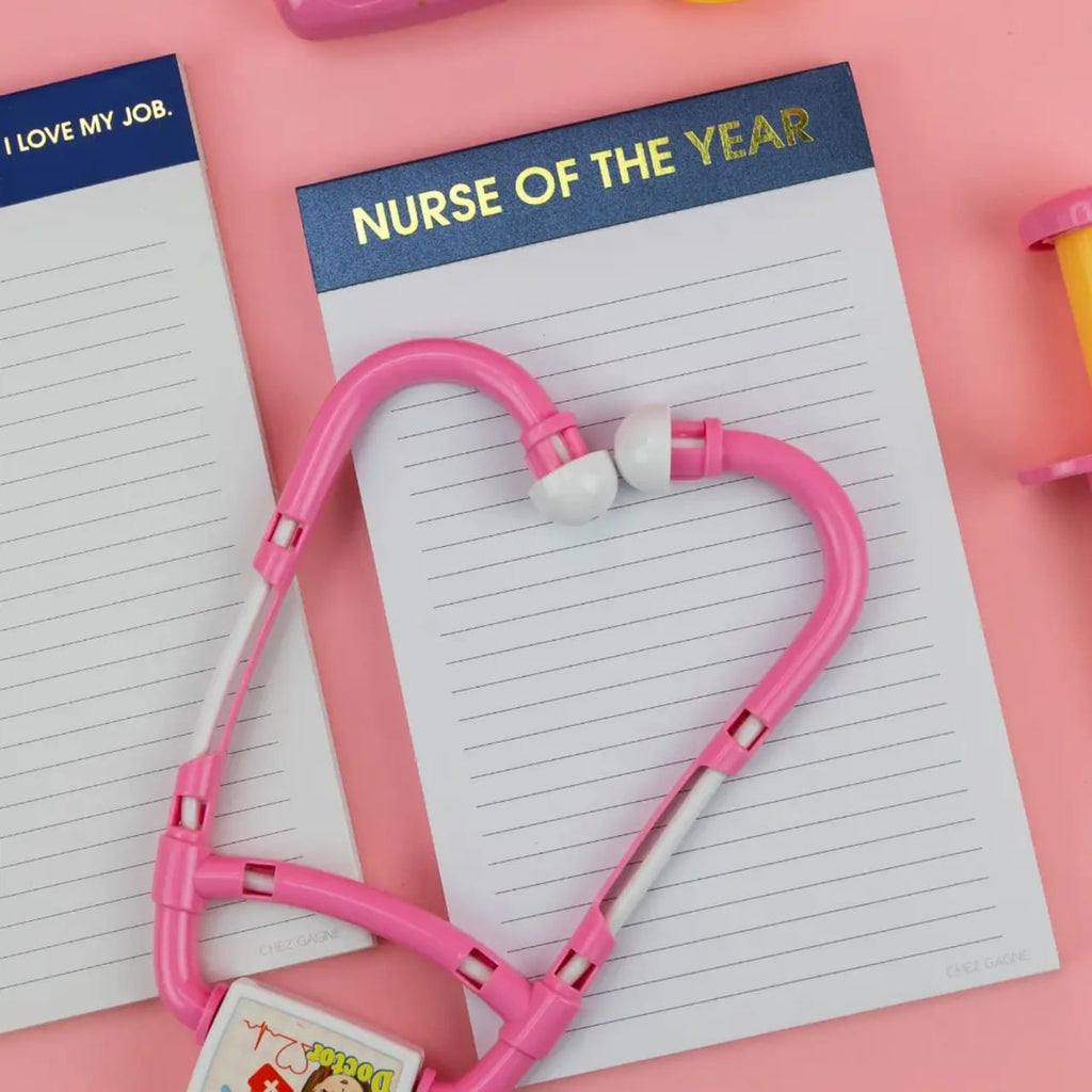 Nurse Of The Year Lined Notepad Chez Gagne Books - Blank Notebooks & Journals - Notepads