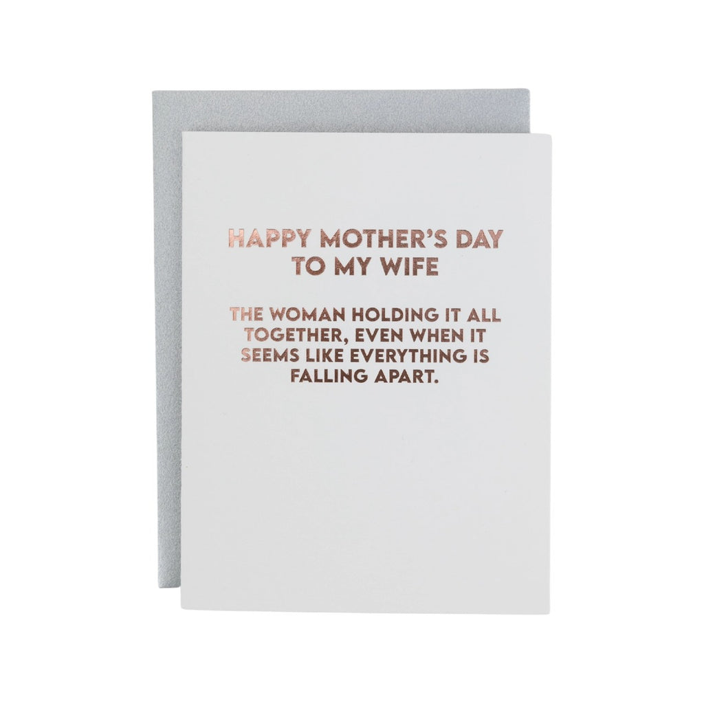 Wife Holding It All Together Mother's Day Card Chez Gagne Cards - Holiday - Mother's Day
