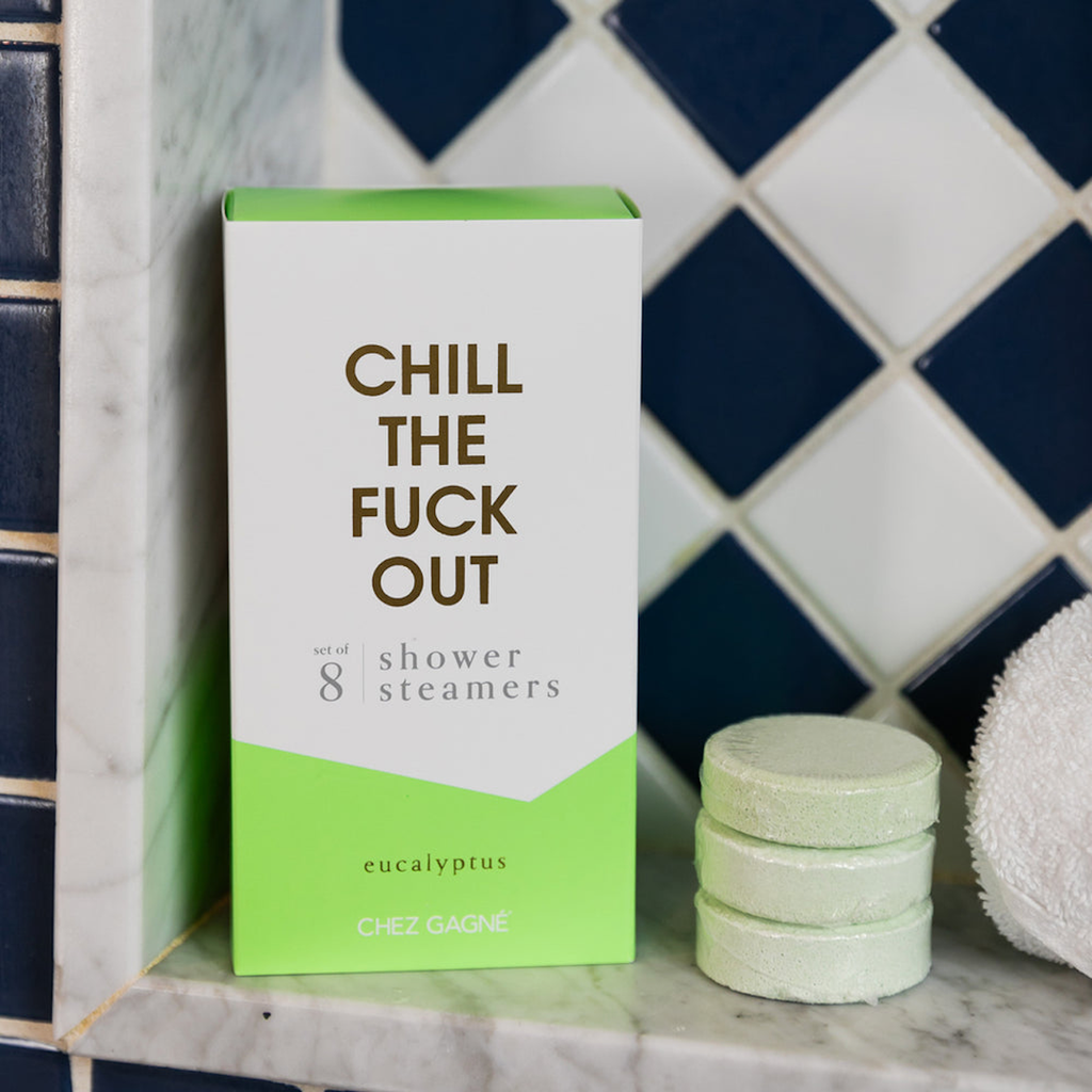 Chill The F Out Shower Steamers Chez Gagne Home - Bath & Body - Bath Fizzers & Salts