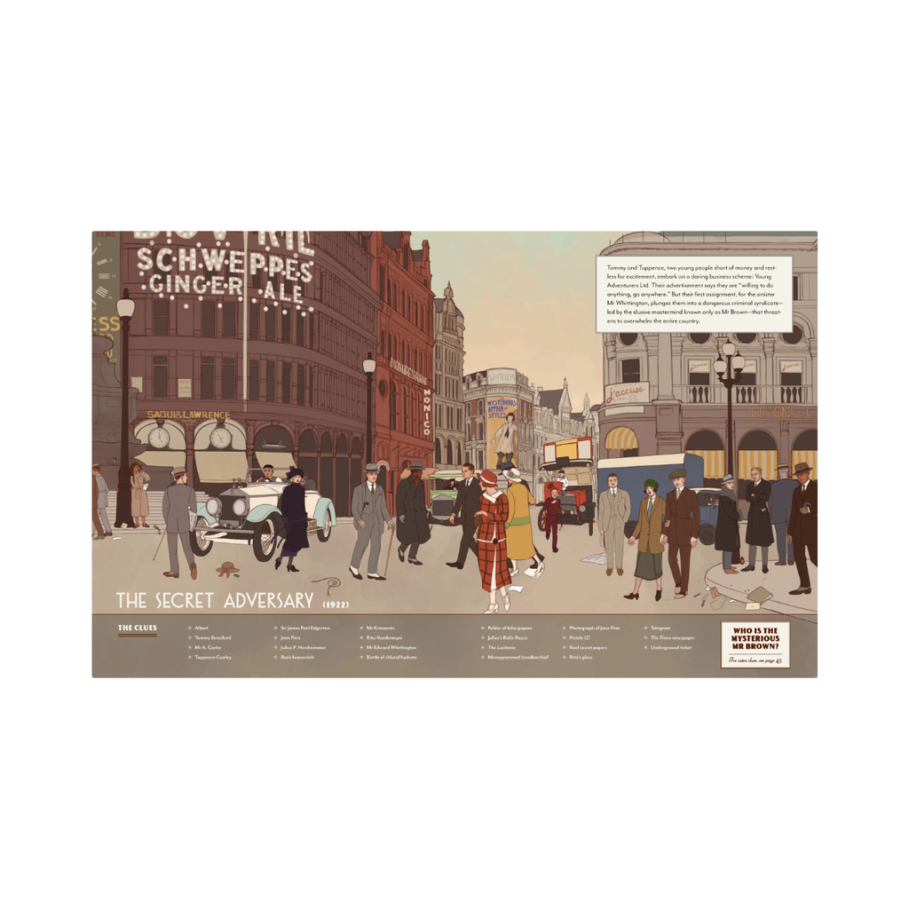 Agatha Christie Seek-and-Find Book Chronicle Books Books