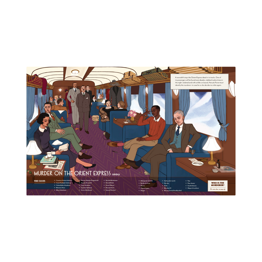 Agatha Christie Seek-and-Find Book Chronicle Books Books