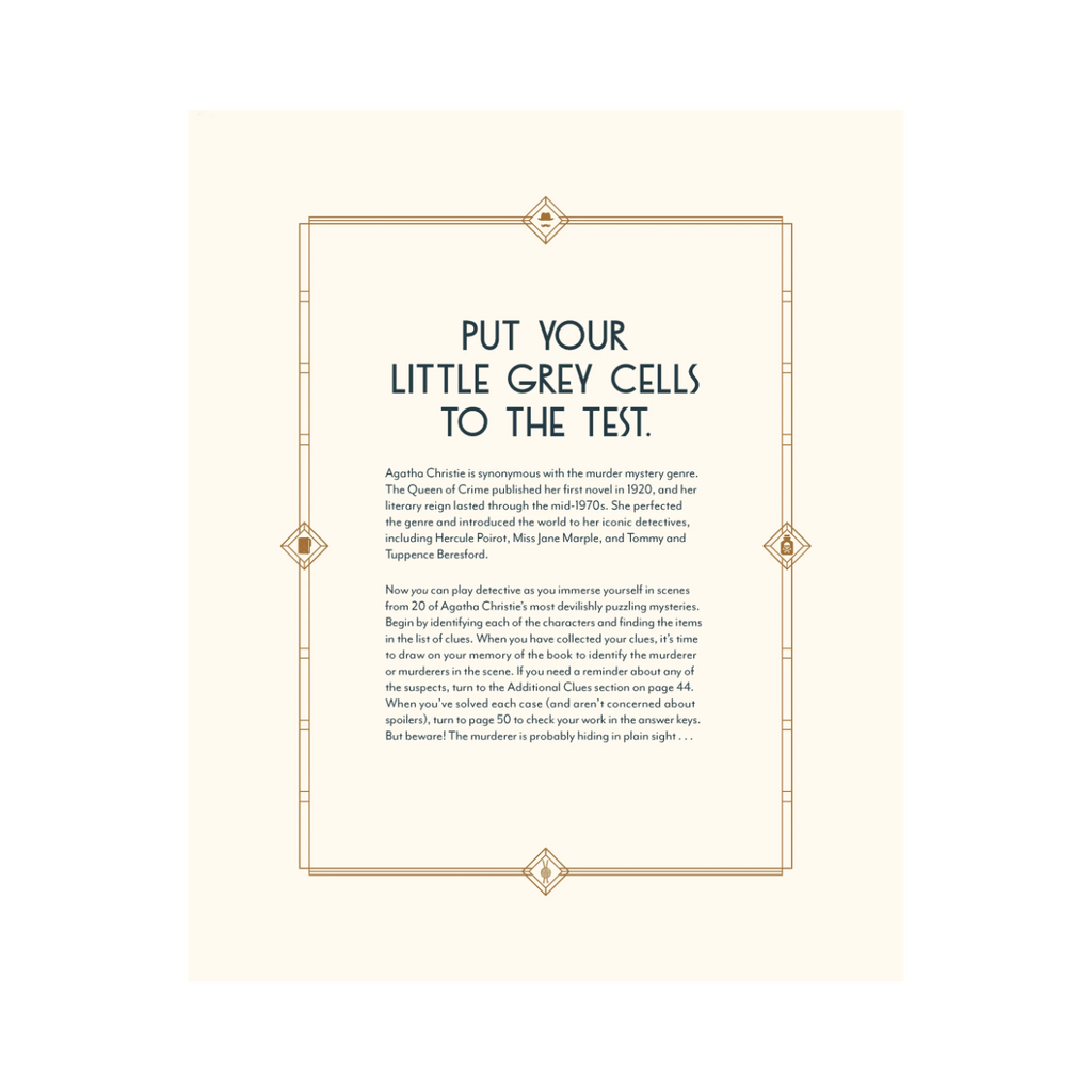 Agatha Christie Seek-and-Find Book Chronicle Books Books