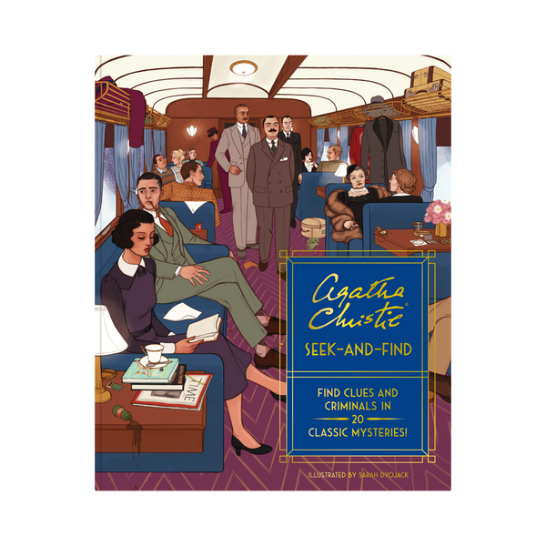 Agatha Christie Seek-and-Find Book Chronicle Books Books