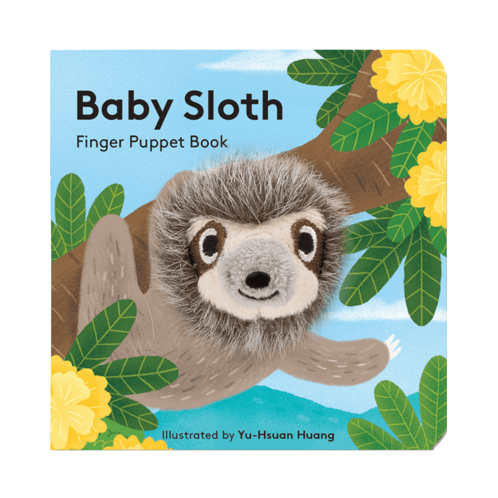 Baby Sloth Little Finger Puppet Book Chronicle Books Books - Baby & Kids - Board Books