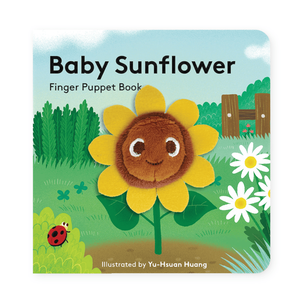 Baby Sunflower Finger Puppet Book Chronicle Books Books - Baby & Kids - Board Books